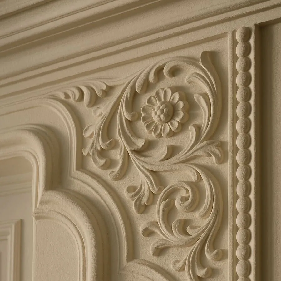 Restaurerade mouldings